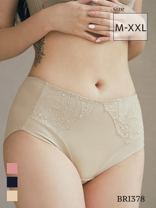BRI378隱爆V透氣內褲單件 3色