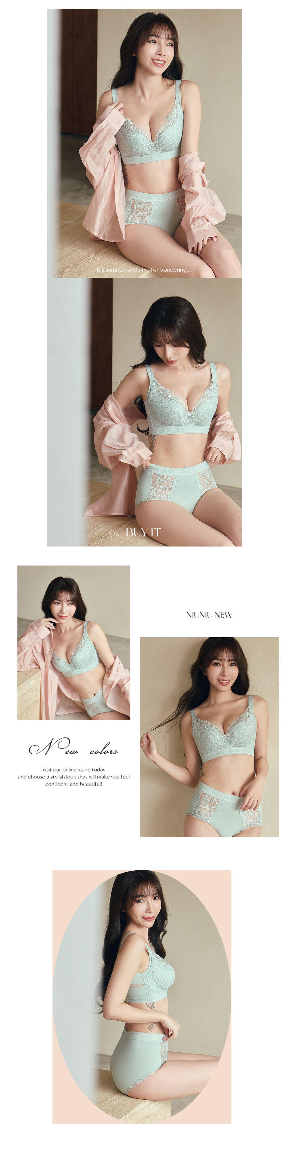 BRA318 無鋼圈【柔D舒波】天然乳膠調整型內衣單件 9色