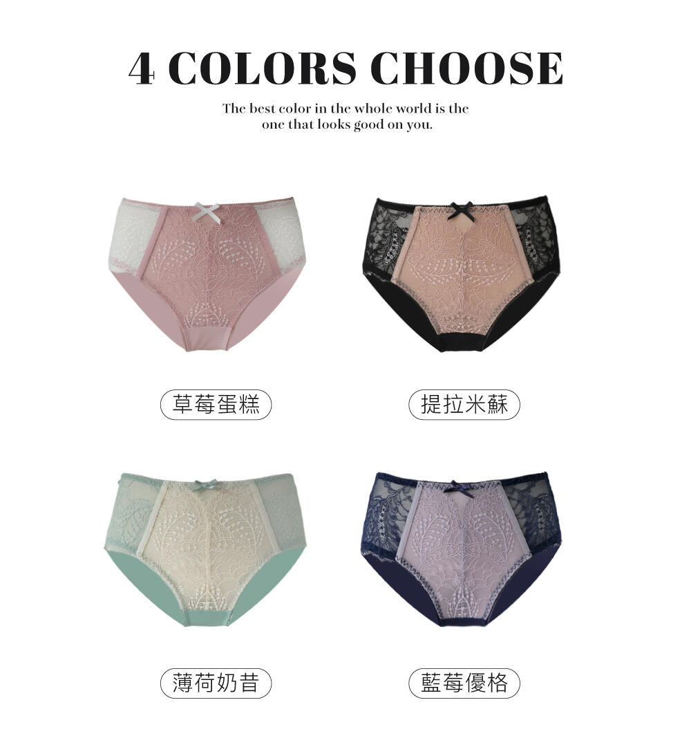 BRI352 大V溝透氣內褲單件  4色