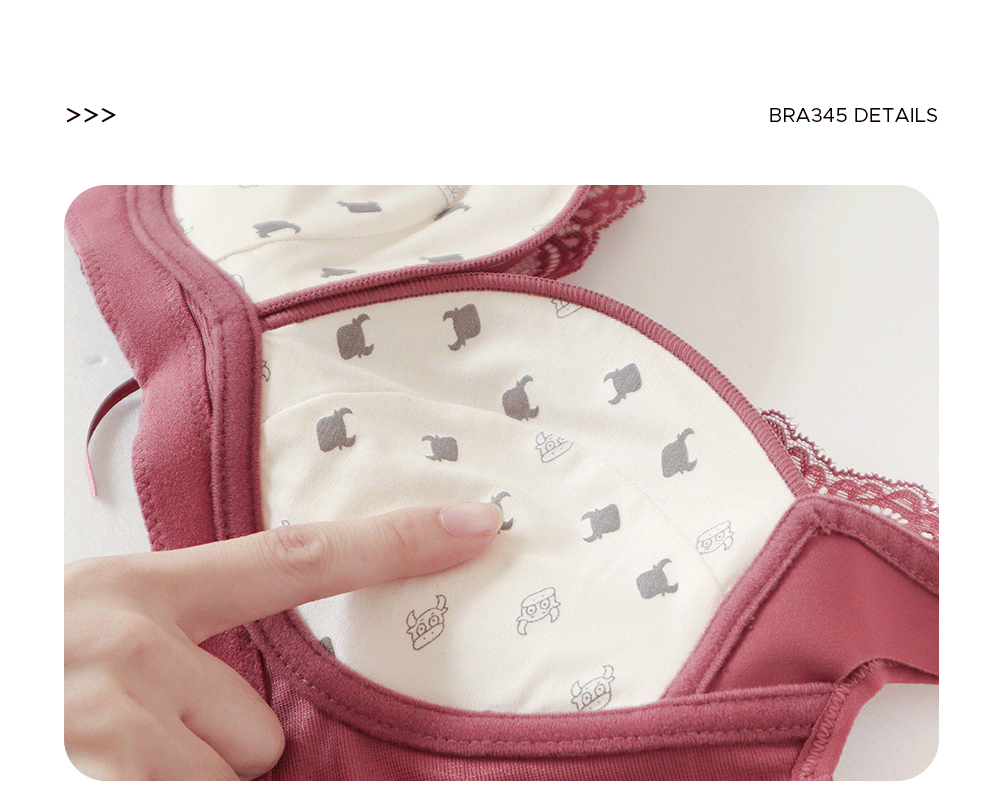 BRA345 無鋼圈【白嫩嫩】深V綁帶調整型內衣單件 3色