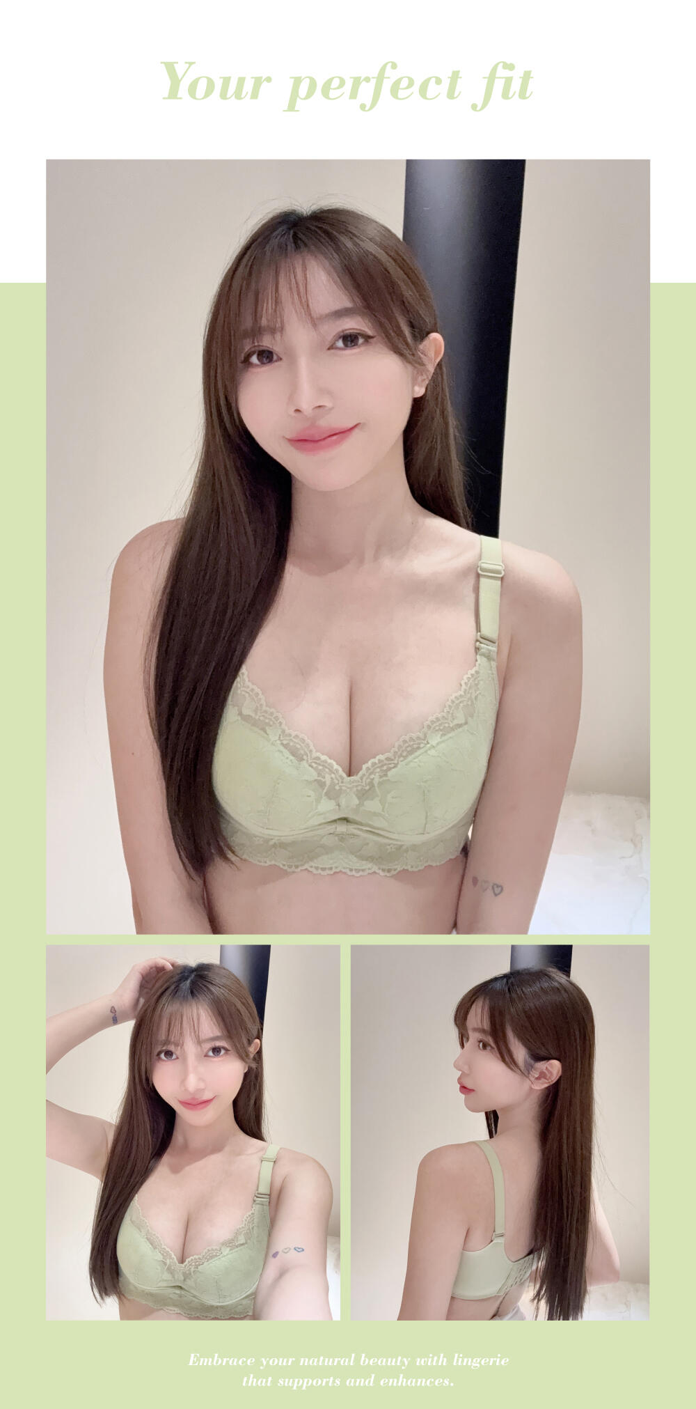 BRA281 無鋼圈棉花夢境調整型內衣單件 5色