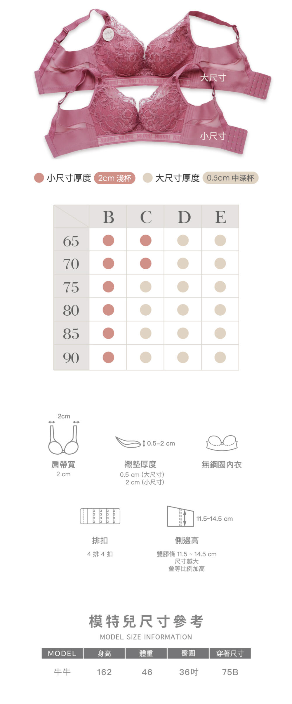 BRA318 無鋼圈【柔D舒波】天然乳膠調整型內衣單件 9色