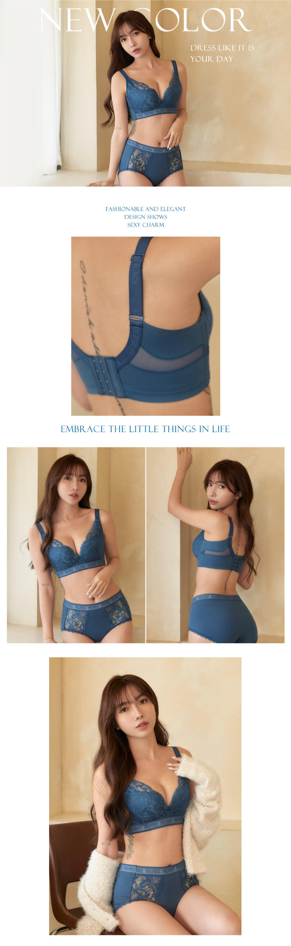 BRA318 無鋼圈【柔D舒波】天然乳膠調整型內衣單件 9色